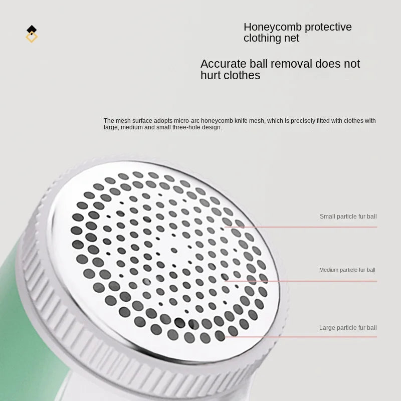 Electric Fabric Lint Remover — Portable Fuzz & Pet Hair Cleaner for Clothes