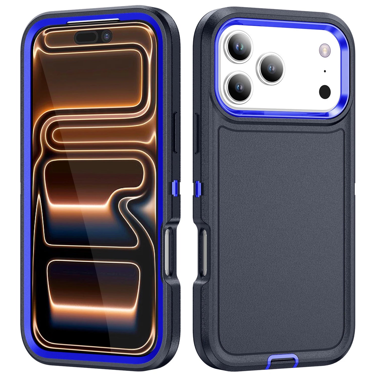 Heavy-Duty Armor Magnetic Case for iPhone 17 / 16 / 15 / 14 Series – Shockproof, Slide Camera Cover, Ring Holder