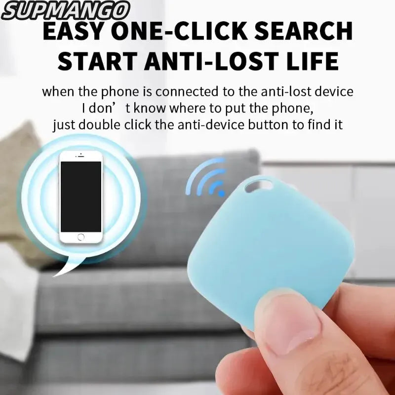 Mini Smart Bluetooth Tracker — Anti-Lost Device for Keys, Pets, Bags & Wallets