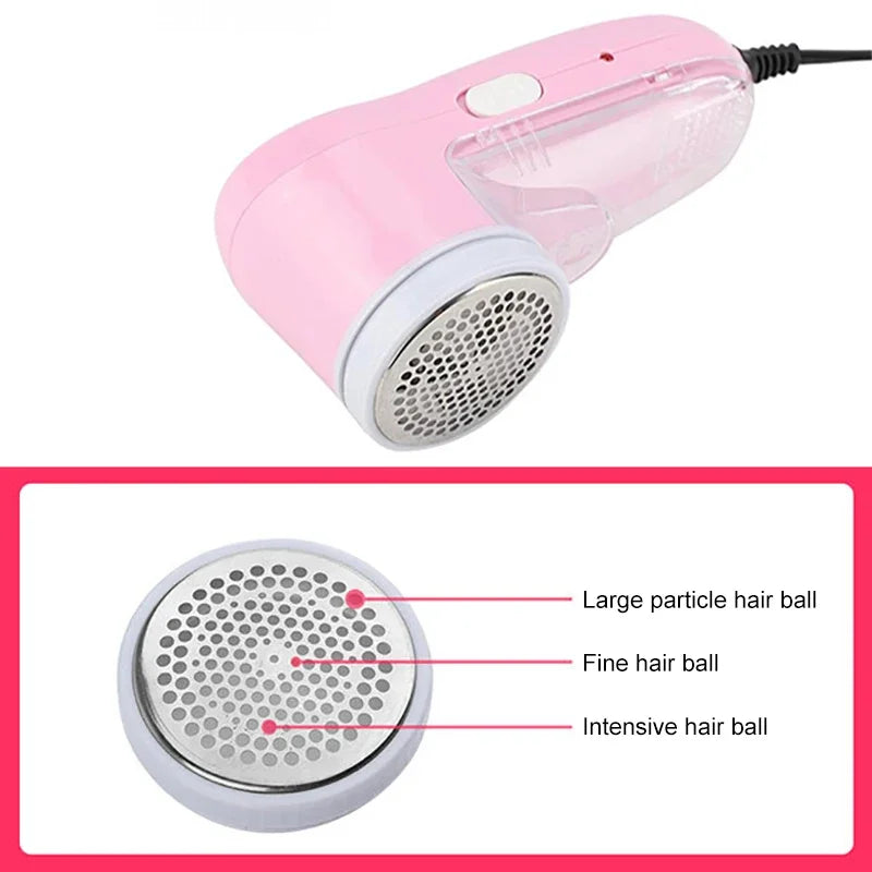 Electric Fabric Lint Remover — Portable Fuzz & Pet Hair Cleaner for Clothes