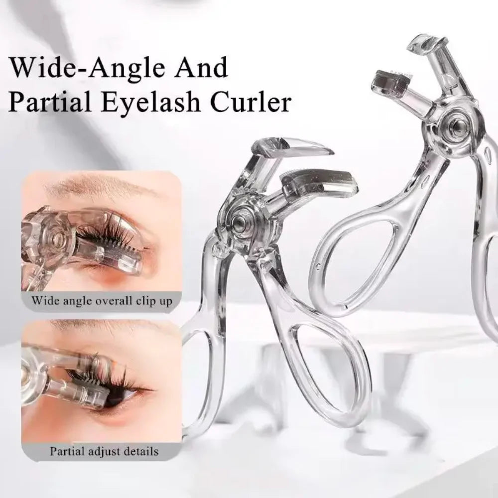 Dual Eyelash Curler with Comb — Natural Long-Lasting Curl (Wide & Partial Options)