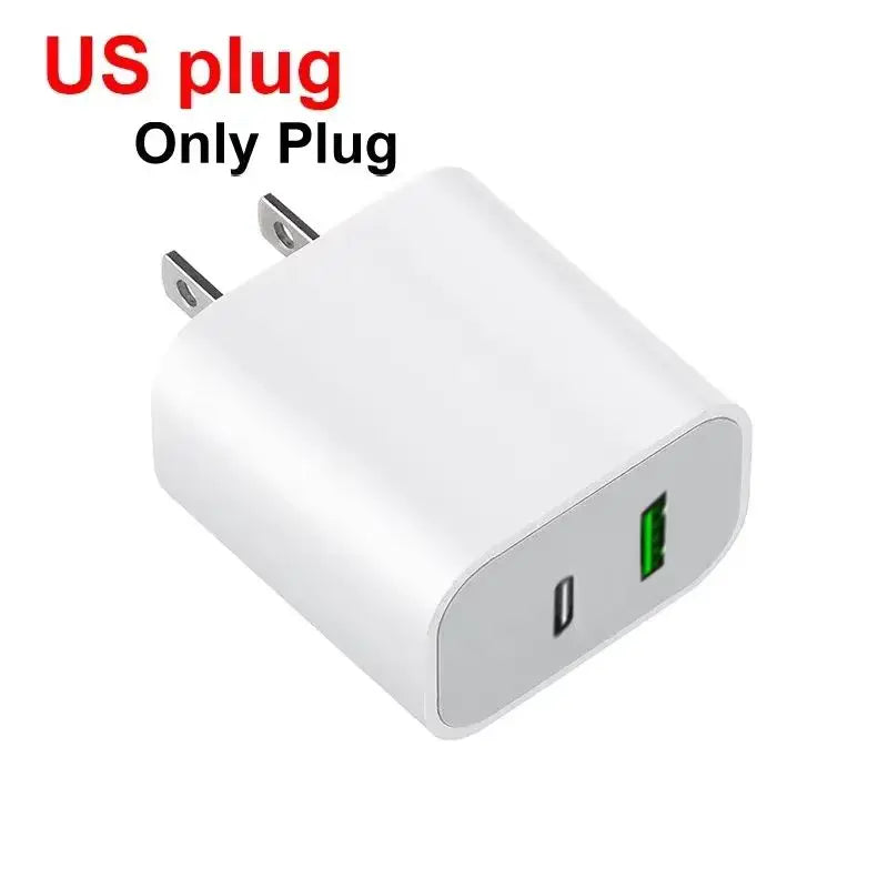 PD Charger 40W Fast Charging USB C Charger For iPhone 15 14 13 Pro Max Mini X XS Quick Charge Type C Phone Charger Power Adapter