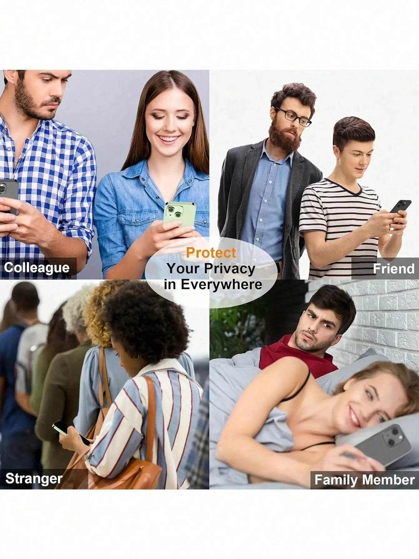 6Pcs Privacy Screen Protector Compatible With IPhone 17/16/16e/15/14/13/13 Pro/12/11/17Pro Max/17 Air/16 Pro Max/15 Pro Max