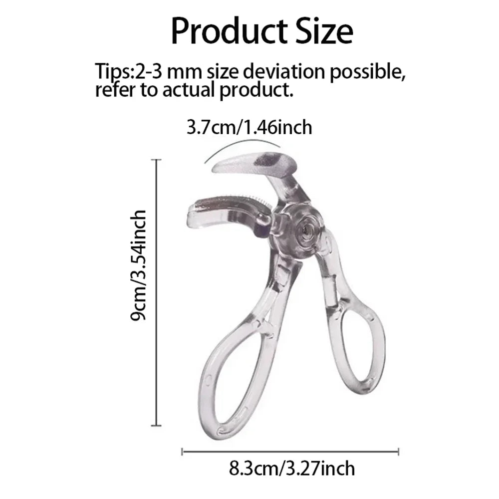 Dual Eyelash Curler with Comb — Natural Long-Lasting Curl (Wide & Partial Options)