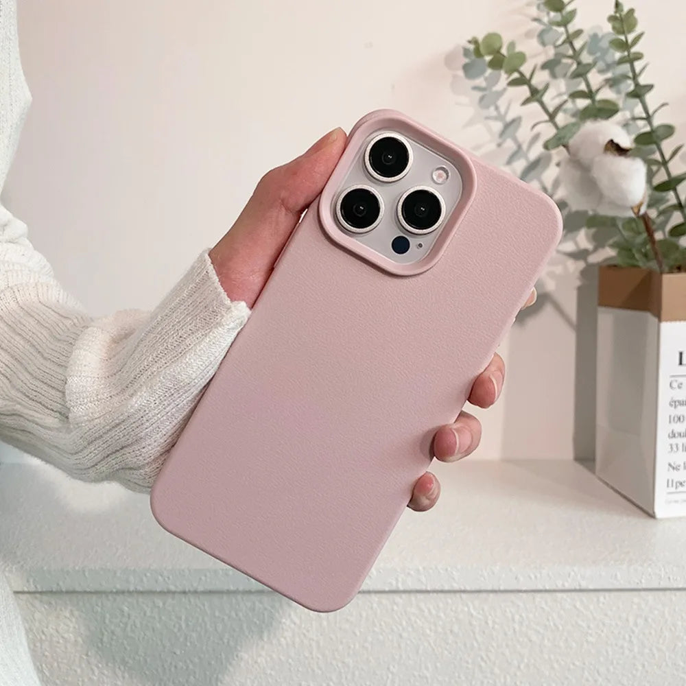 Luxury Soft Silicone Shockproof Phone Case for iPhone 11–17 Series | Anti-Scratch TPU Cover