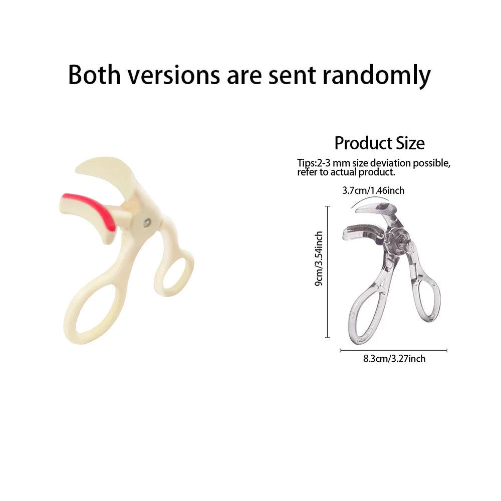 Dual Eyelash Curler with Comb — Natural Long-Lasting Curl (Wide & Partial Options)