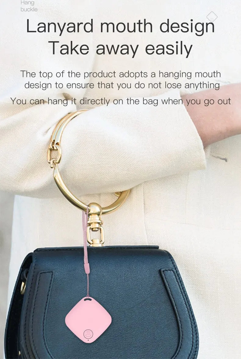 Mini Smart Bluetooth Tracker — Anti-Lost Device for Keys, Pets, Bags & Wallets