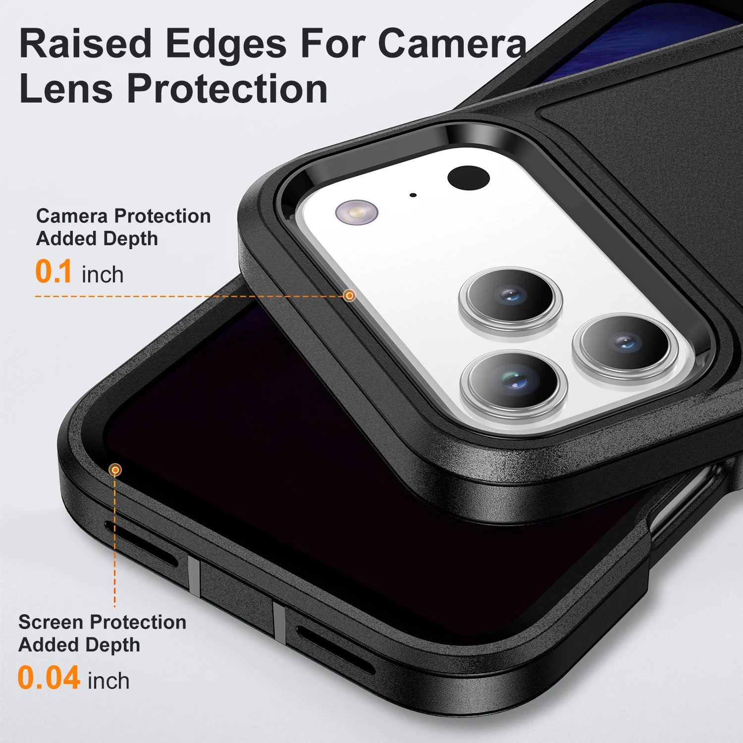 Heavy-Duty Armor Magnetic Case for iPhone 17 / 16 / 15 / 14 Series – Shockproof, Slide Camera Cover, Ring Holder
