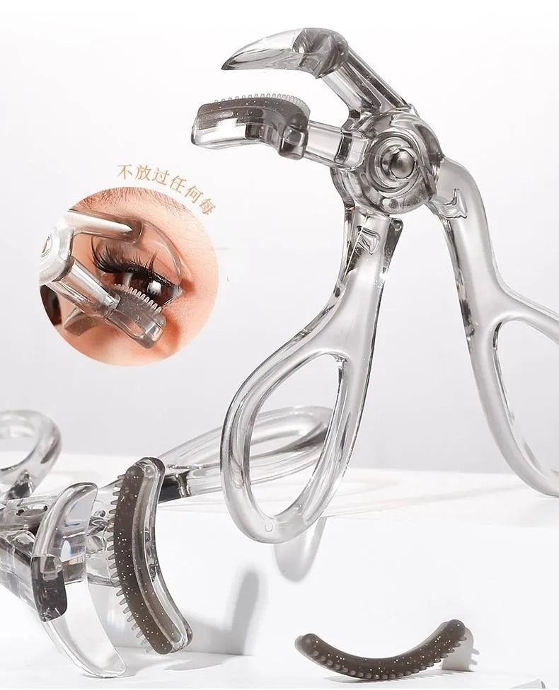 Dual Eyelash Curler with Comb — Natural Long-Lasting Curl (Wide & Partial Options)