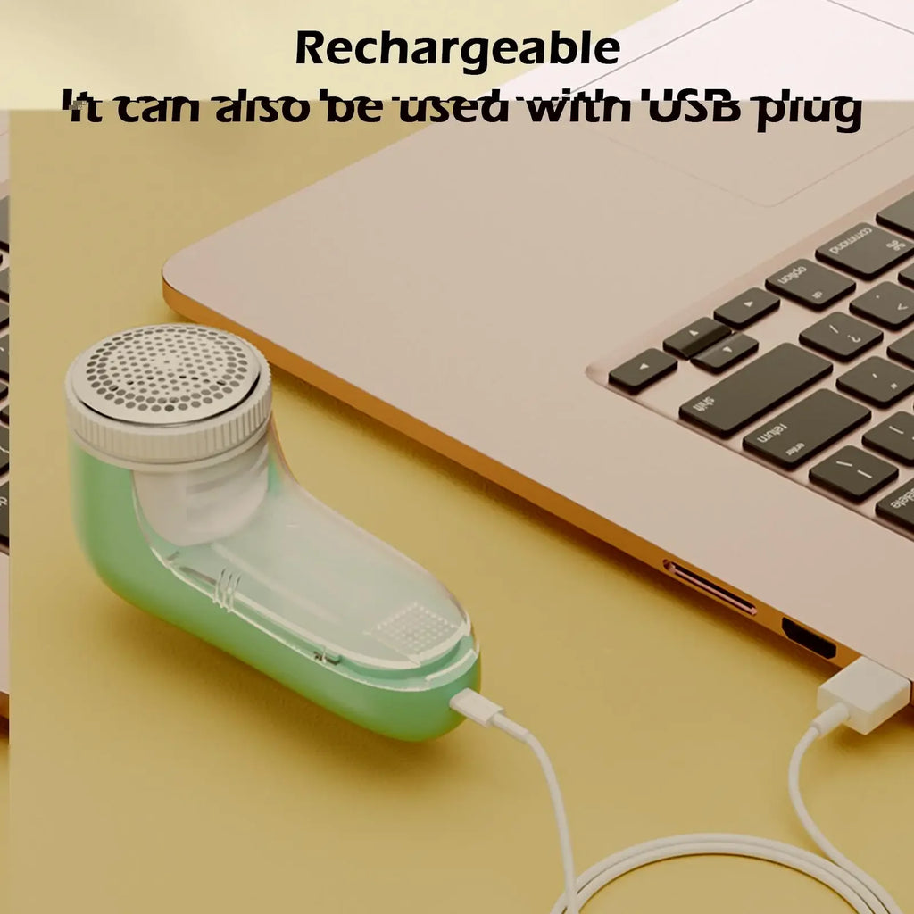 Electric Fabric Lint Remover — Portable Fuzz & Pet Hair Cleaner for Clothes