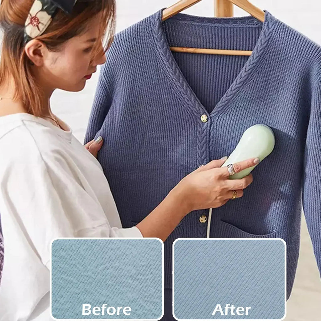 Electric Fabric Lint Remover — Portable Fuzz & Pet Hair Cleaner for Clothes