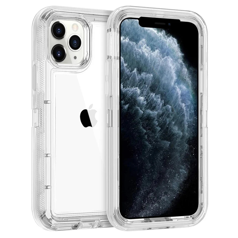 Rugged Shockproof Phone Case for iPhone (Multiple Models)