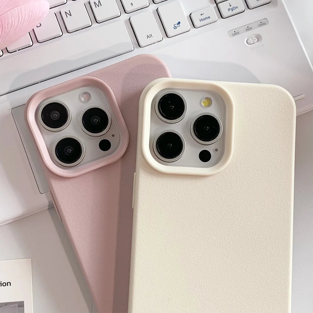 Luxury Soft Silicone Shockproof Phone Case for iPhone 11–17 Series | Anti-Scratch TPU Cover