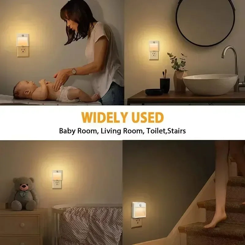 Motion Sensor Night Light — Wireless Plug-In LED for Hallway & Bedroom