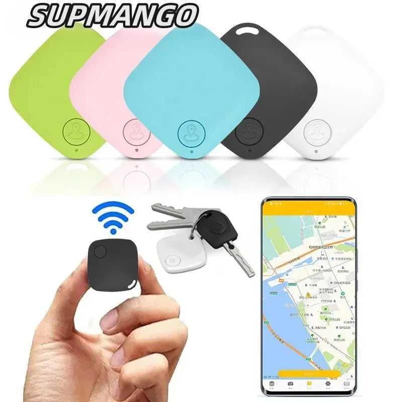 Mini Smart Bluetooth Tracker — Anti-Lost Device for Keys, Pets, Bags & Wallets