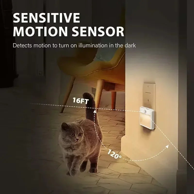 Motion Sensor Night Light — Wireless Plug-In LED for Hallway & Bedroom
