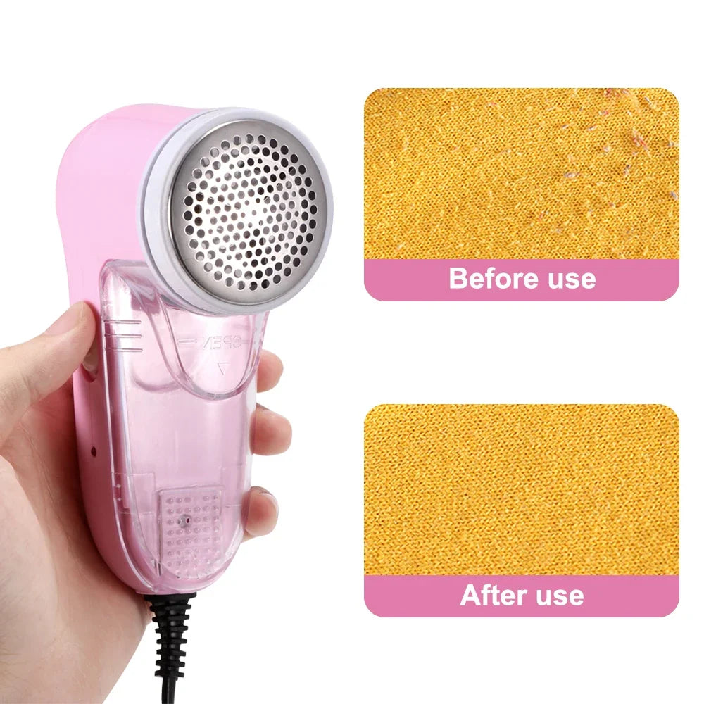 Electric Fabric Lint Remover — Portable Fuzz & Pet Hair Cleaner for Clothes