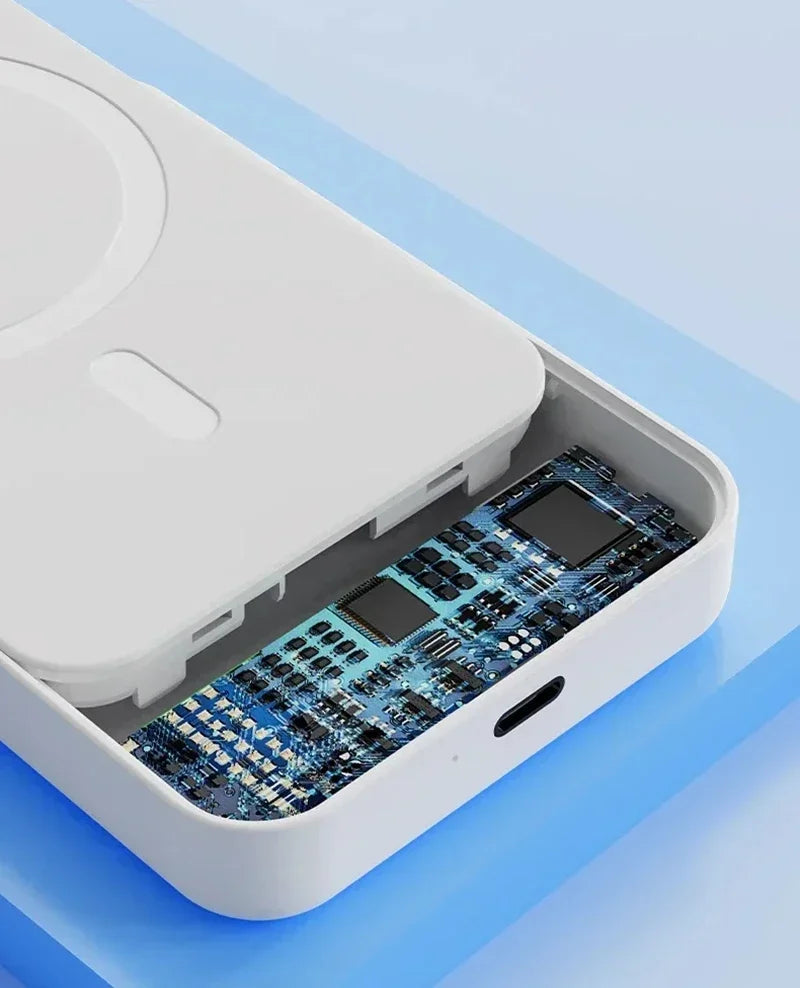 Magnetic Fast Wireless Power Bank — Portable Phone Charging with Stand (50,000mAh)
