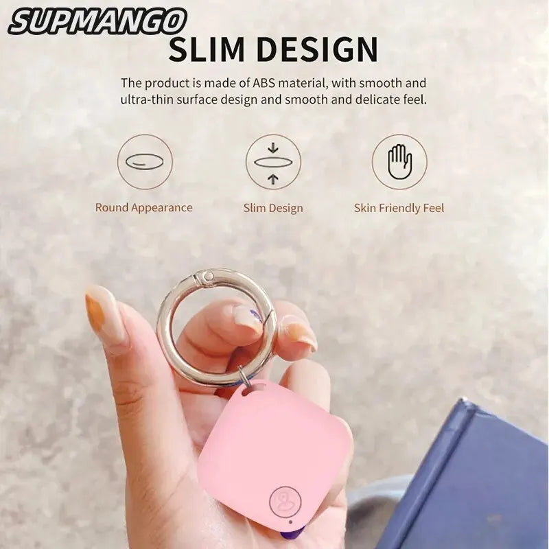 Mini Smart Bluetooth Tracker — Anti-Lost Device for Keys, Pets, Bags & Wallets
