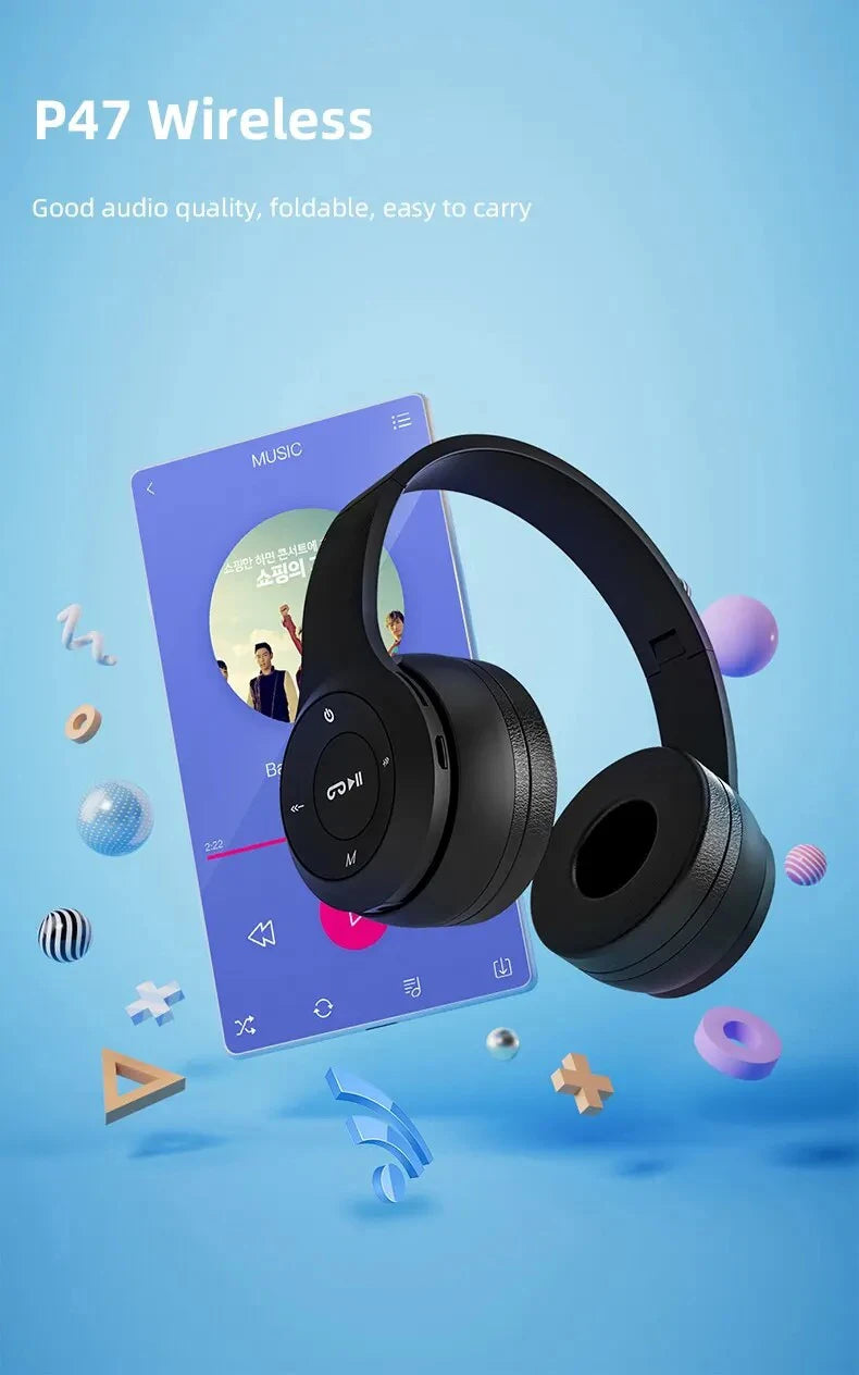 Air P47 TWS Bluetooth Stereo Headphone Bluetooth Earphone Music Sport Headset with Mic for Xiaomi iPhone Sumsamg Android