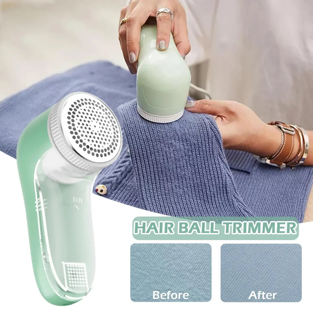 Electric Fabric Lint Remover — Portable Fuzz & Pet Hair Cleaner for Clothes
