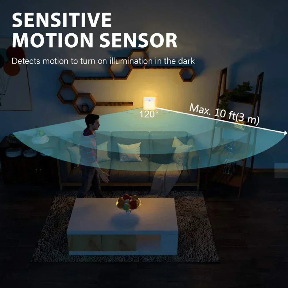 Motion Sensor Night Light — Wireless Plug-In LED for Hallway & Bedroom