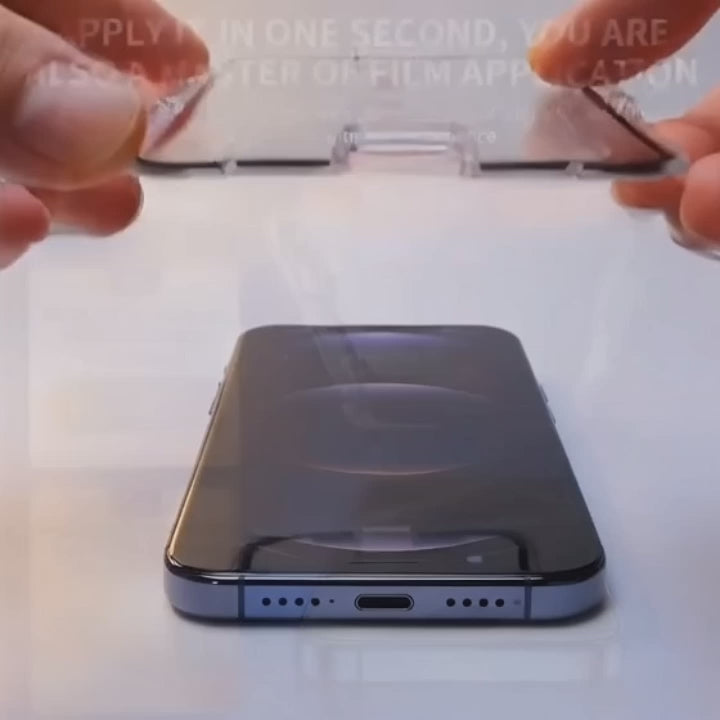 Privacy Anti-Spy Screen Protector for iPhone (Dust-Free Installation | 8K HD Glass)