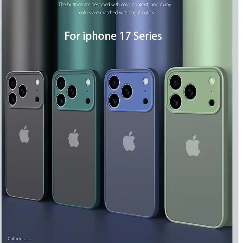 New Premium Armor Shockproof Matte Case for iPhone 17 / 17 Pro / 17 Pro Max – Anti-Scratch, Slim Frosted Cover