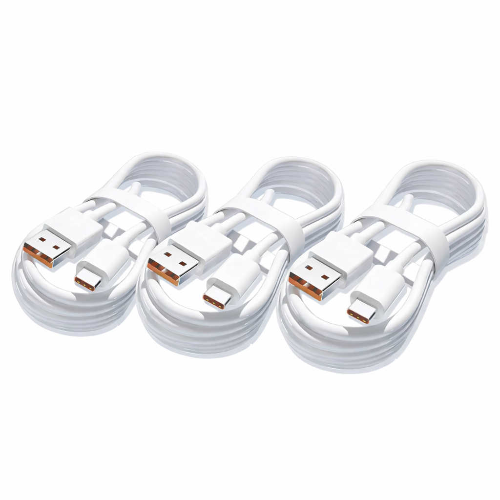 3PCS 100W Super Fast Type-C Charging Cable (6A)| TosamMart